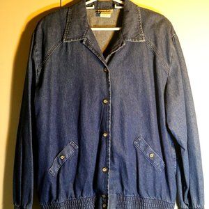 Vintage Teddi Women's Denim Jacket- 1X